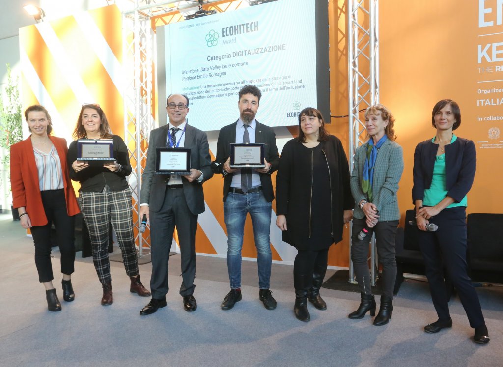 Ecohitech Award 2021 Foto gruppo Digitalizzazione 2