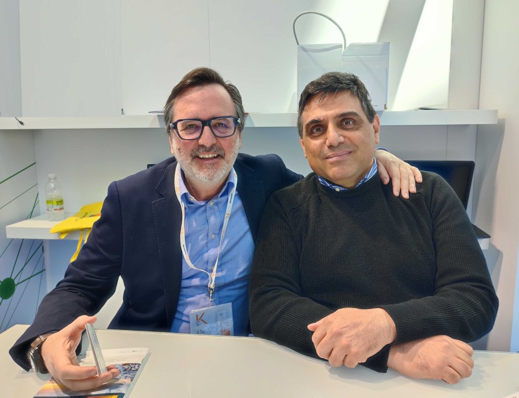 Stefano De Giorgis, CEO di Energia Europa (a sx) insieme al Prof. Francesco Grasso, coordinatore dello Smart Energy Lab dell'Università di Firenze