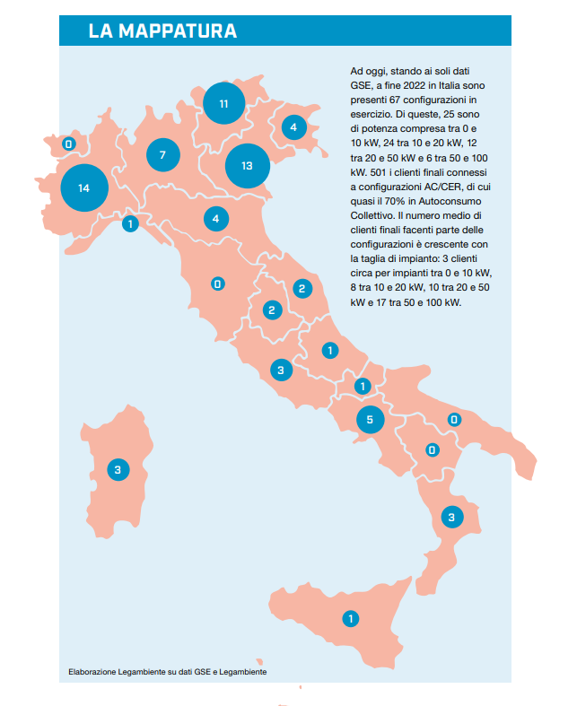 mappa comunita energetiche
